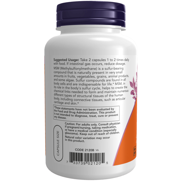 MSM Methylsulfonylmethane 1000mg