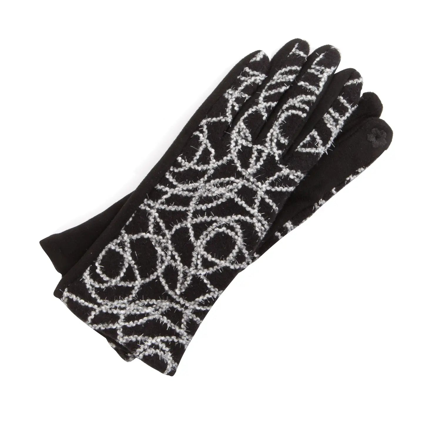 Metallic Swirl Gloves