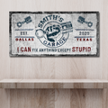 Family Garage Sign