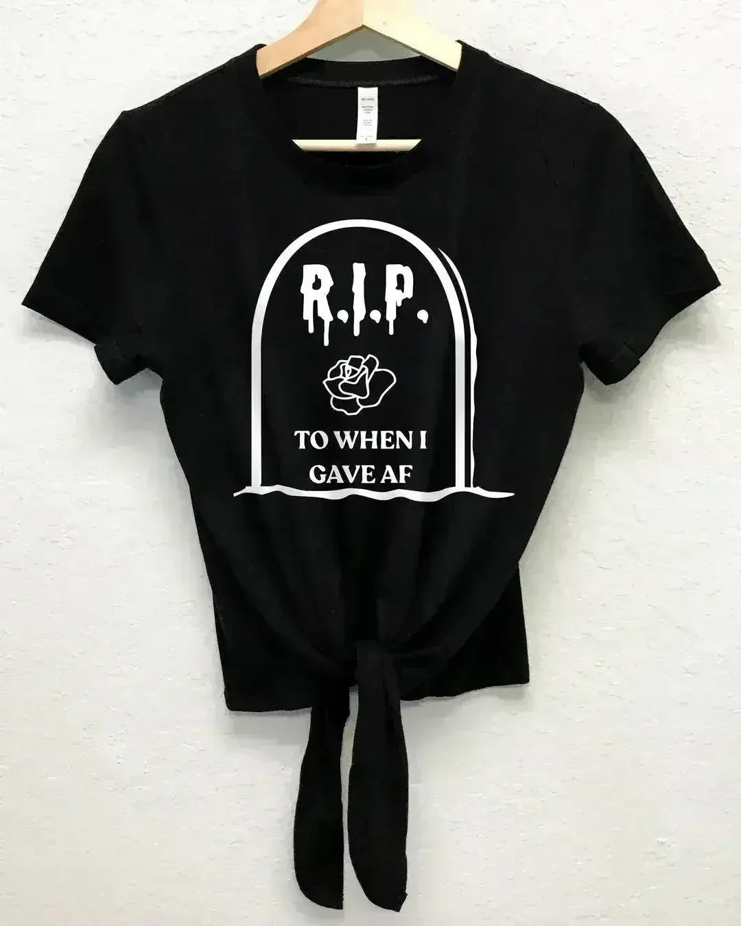RIP to when I gave AF Halloween Crop Top Shirt