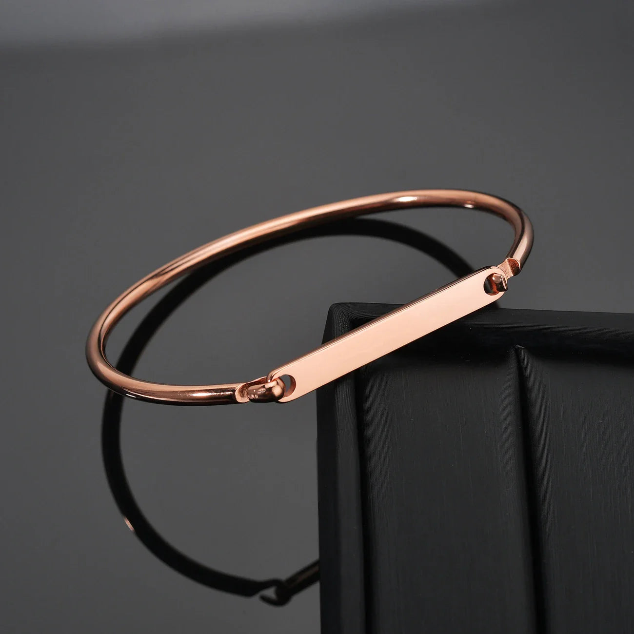 Afirstee Stainless Steel Engrave Name Bracelet For Women Custom Gold Color Date Letter Bracelets Jewelry Gift