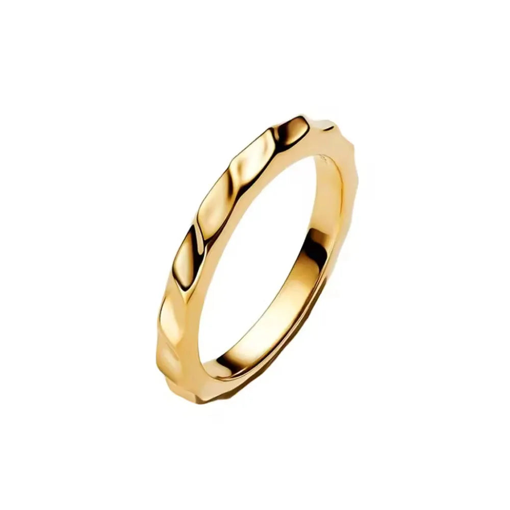 925 Silver Gold Color Heart Stone Rings Ring New Hot Selling Gold Color Rings Suitable For Any Occasion  DIY Birthday Gift