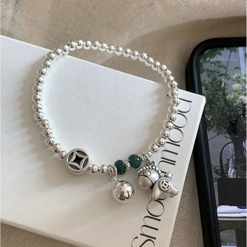 925 Sterling Silver Star Bead Bracelet For Women Fragmented Silver Sweet Romantic Versatile Trend Jewelry Gifts Dropshipping