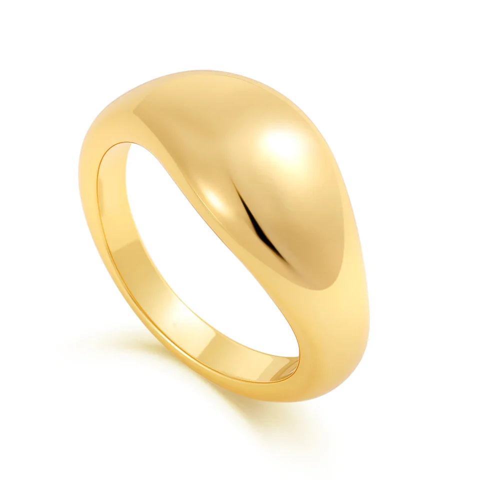 925 Silver Gold Color Heart Stone Rings Ring New Hot Selling Gold Color Rings Suitable For Any Occasion  DIY Birthday Gift