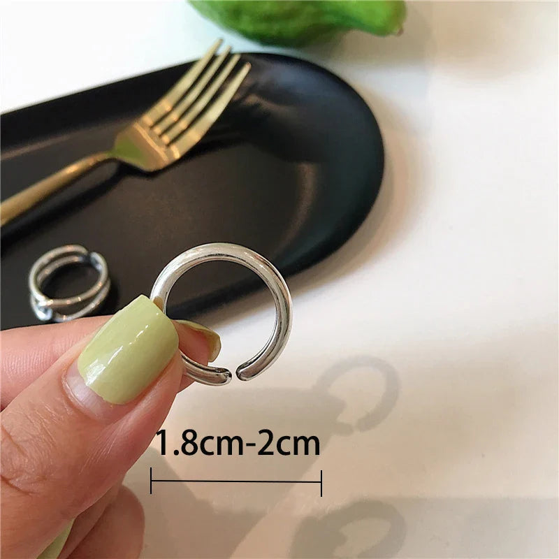 925 Sterling Silver Cross Wound Ring For Women Geometry Simple Vintage Hollow Out Jewelry Party Gift Wholesale Dropshipping