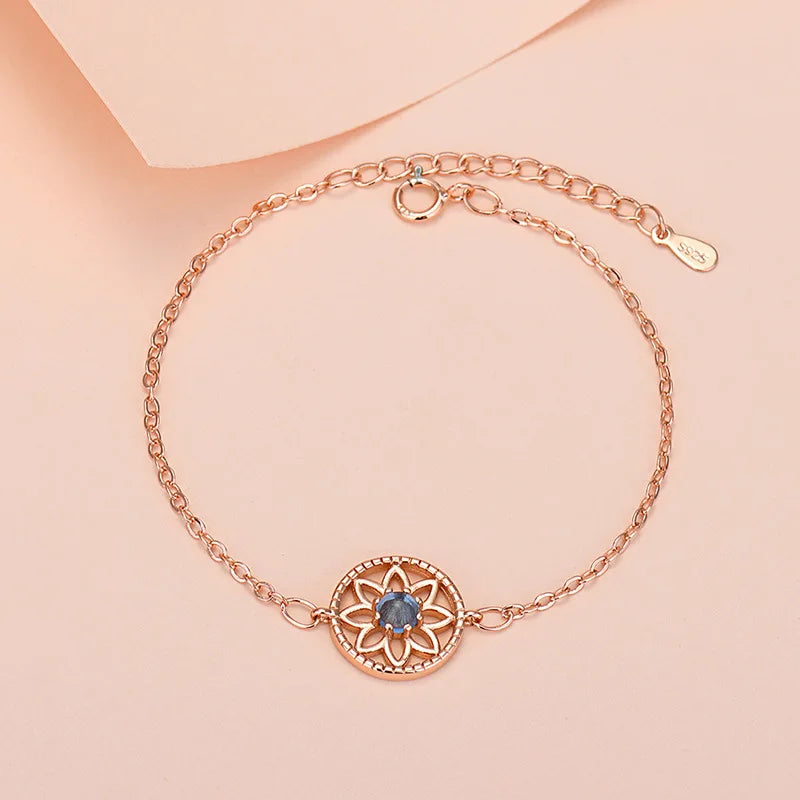 925 Sterling Silver Lucky Bead Charm Bracelets Woman Couple Chain Round Bangles Luxury Jewelry Accessories Wholesale