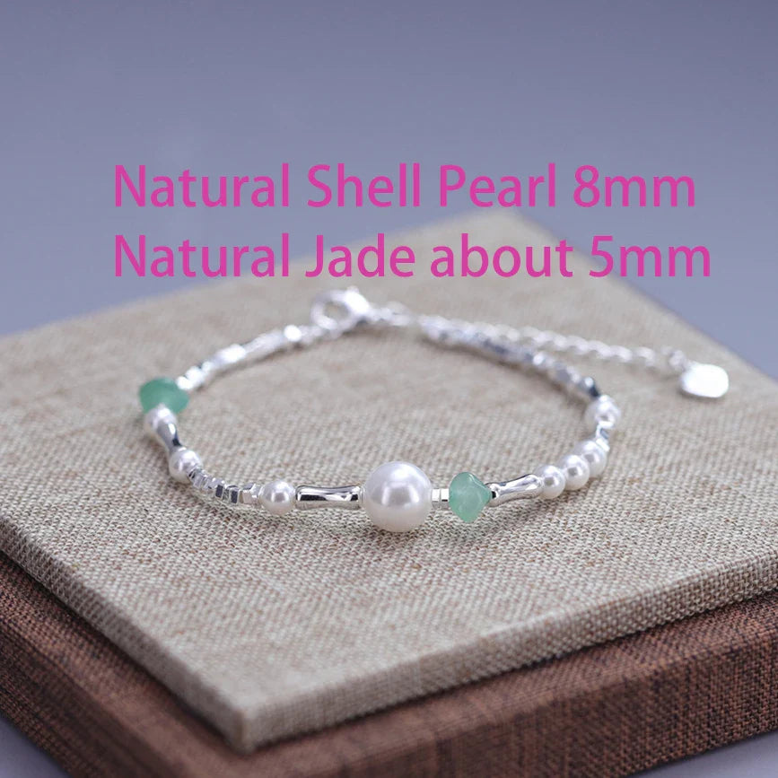 925 Sterling Silver Star Bead Bracelet For Women Fragmented Silver Sweet Romantic Versatile Trend Jewelry Gifts Dropshipping