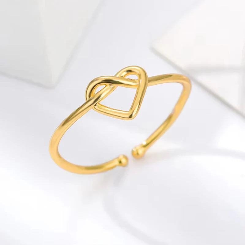 Anti-Stress Rotating Beads Rings for Women Men Gold Color Stainless Steel Double Smooth Beads Finger Ring Party Jewelry Gift