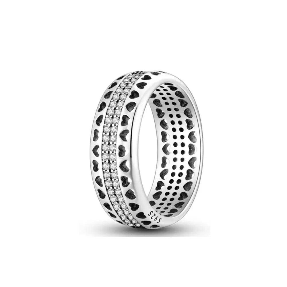 925 Silver Ring New Hot Selling Gold Color Rings Suitable For Any Occasion Bracelet Necklace Matching DIY Birthday Gift