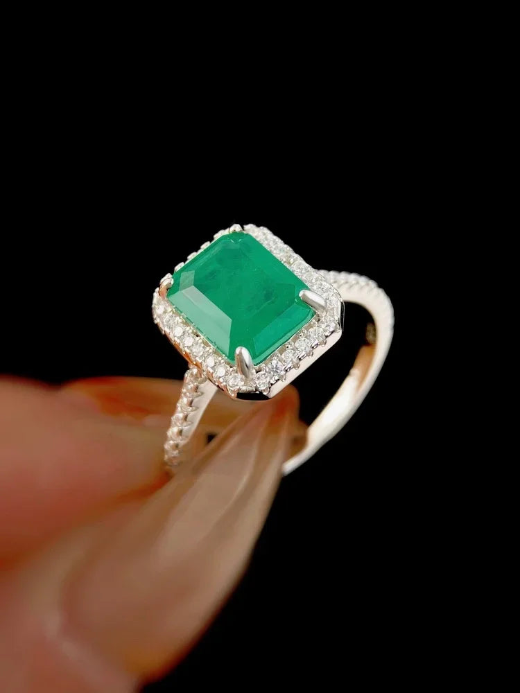 925 Sterling Silve Fashion Delicate Sweet Pink Zircon Ring For Women Anniversary Luxury Personalized High Quality Fine Jewelry