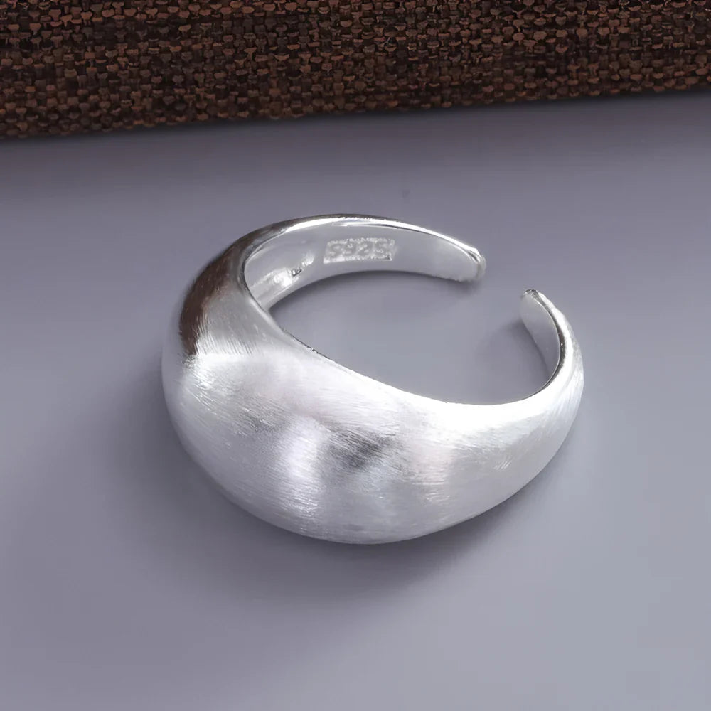 925 Sterling Silver Chain Knot Ring For Women Wrap Wide Band Rock Geometry Punk Jewelry Gift Wholesale Dropshipping