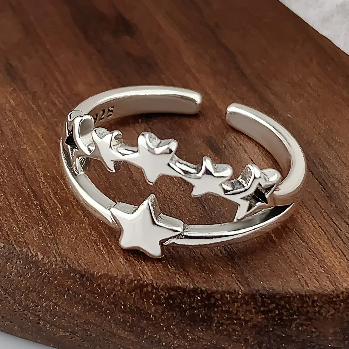 925 Sterling Silver Chain Knot Ring For Women Wrap Wide Band Rock Geometry Punk Jewelry Gift Wholesale Dropshipping