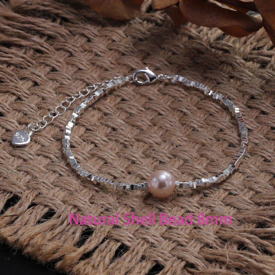 925 Sterling Silver Star Bead Bracelet For Women Fragmented Silver Sweet Romantic Versatile Trend Jewelry Gifts Dropshipping