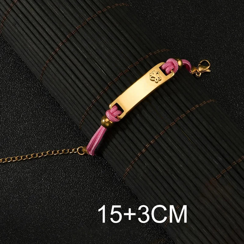 Bluelory Personalized Bracelet For Men  Women Stainless Steel Multi Styles Blank Nameplate Heart Bracelet  Party Jewelry Gift