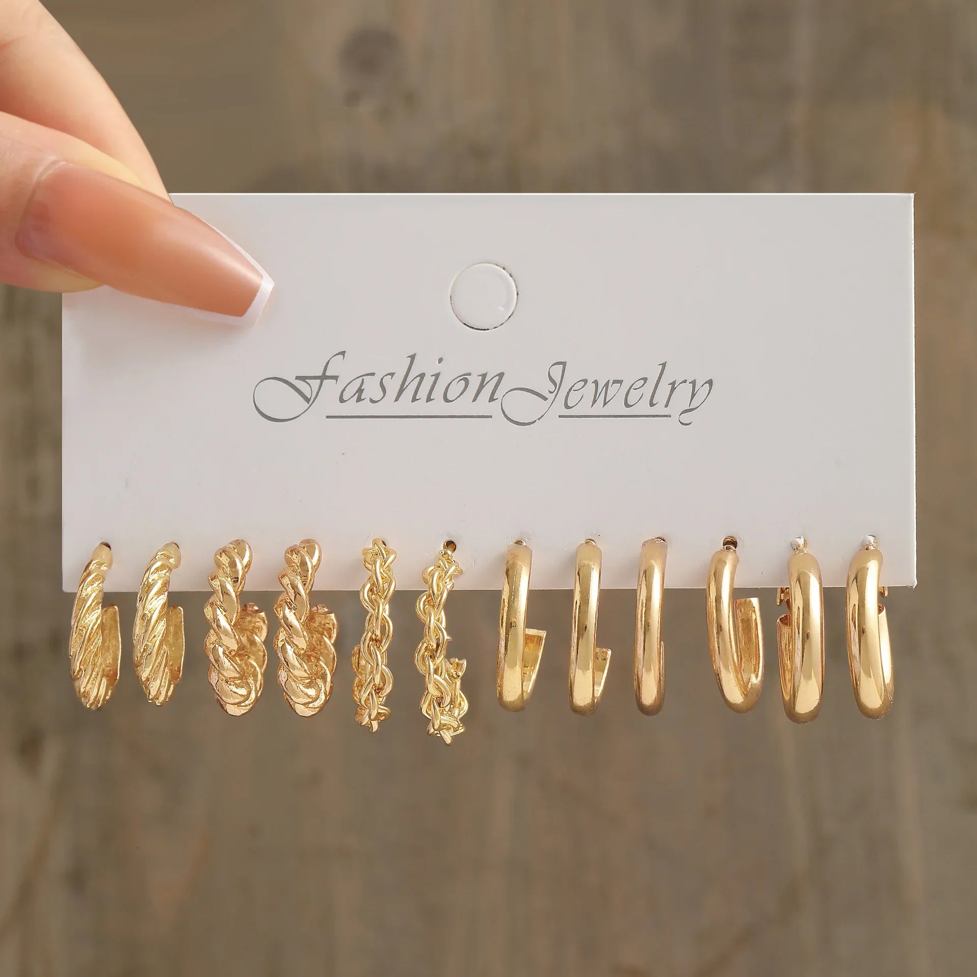 48 Pcs Boho Big Circle Hoop Earring Sets for Women Gold Color Bohemia Vintage Pearl Earring Heart Zircon Ear Studs Jewelry Gifts