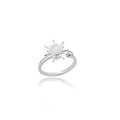Rotating Sun Opal Ring For Women Stainless Steel Retro Charm Adjustable Open Rings Party Jewelry Best Friend Gift Bijoux Femme