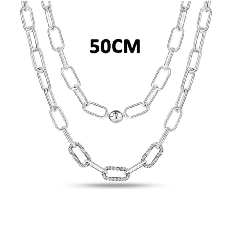 925 Sterling Silver Heart Bow Necklace Fit Christmas Jewelry For Women DIY  Making Party Wedding Gift