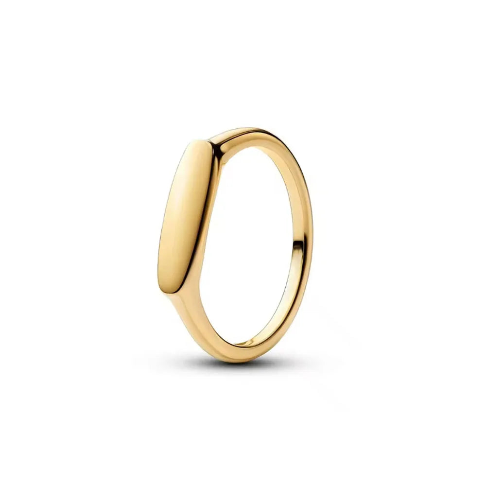 925 Silver Gold Color Heart Stone Rings Ring New Hot Selling Gold Color Rings Suitable For Any Occasion  DIY Birthday Gift