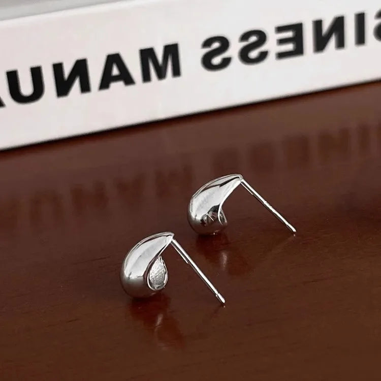 925 Sterling Silver Water Drop Earring for Women Gift Minimalism Versatile Office Trend Jewelry Dropshipping