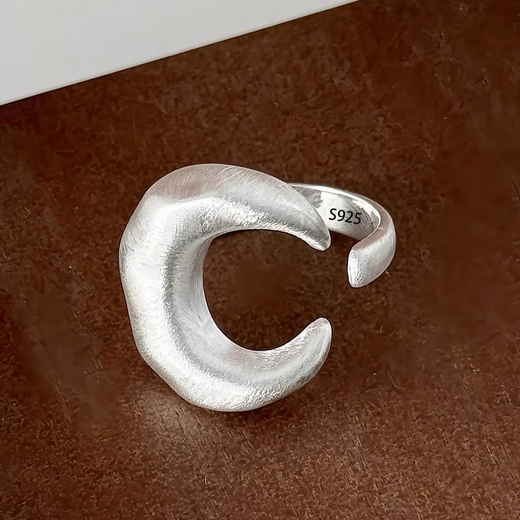 925 Sterling Silver Chain Knot Ring For Women Wrap Wide Band Rock Geometry Punk Jewelry Gift Wholesale Dropshipping