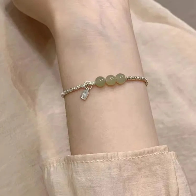 925 Sterling Silver Star Bead Bracelet For Women Fragmented Silver Sweet Romantic Versatile Trend Jewelry Gifts Dropshipping