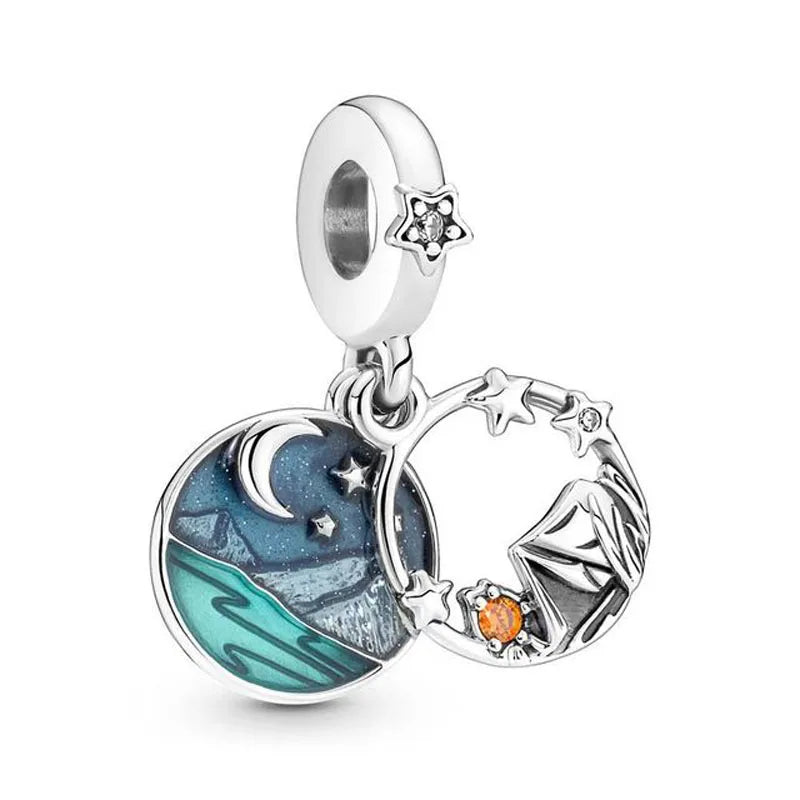 All Hot Selling Item Original 925 Sterling Silver Ocean Charms Sea Star Birthday Pendant Beads For Necklaces DIY Bracelet
