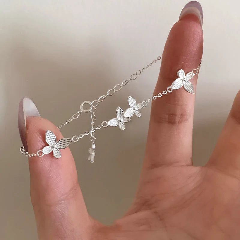 925 Sterling Silver Star Bead Bracelet For Women Fragmented Silver Sweet Romantic Versatile Trend Jewelry Gifts Dropshipping