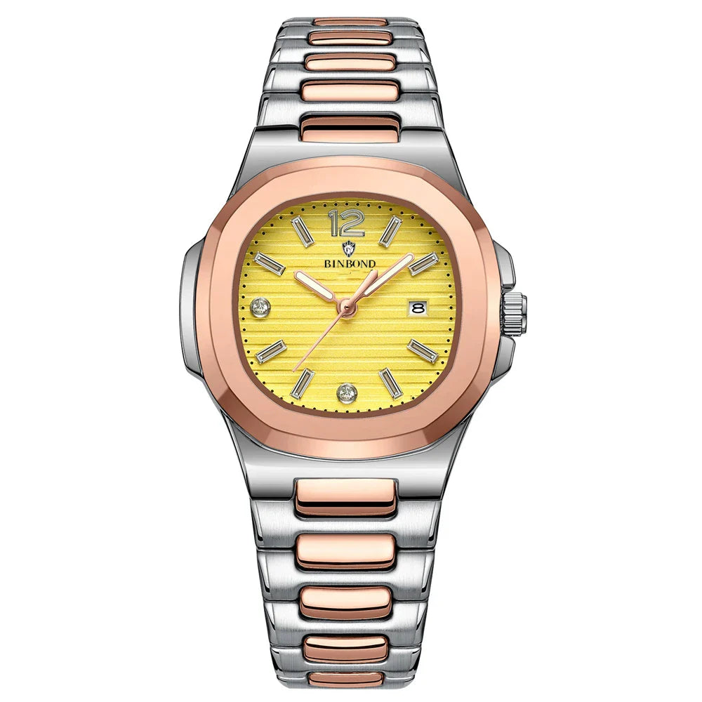 31mm New Digital Fashion Quartz Wristwatches Ladies Watches For Woman Luxury Small Gold Diamond Watch Women Clock Reloj Muje