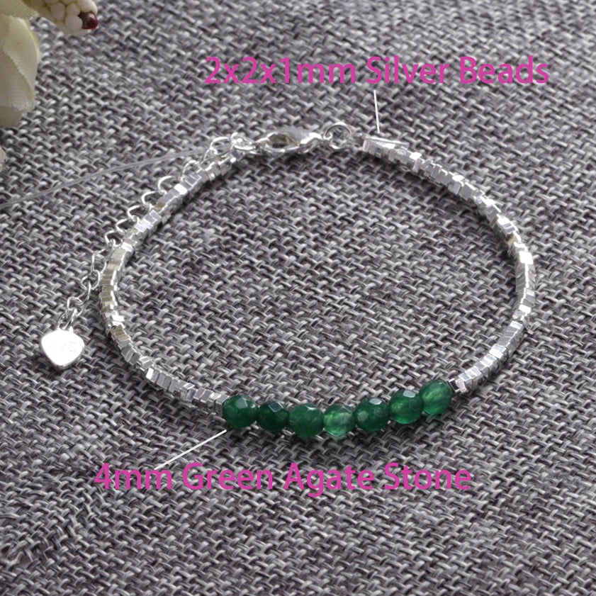 925 Sterling Silver Star Bead Bracelet For Women Fragmented Silver Sweet Romantic Versatile Trend Jewelry Gifts Dropshipping