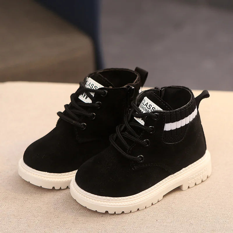 Kids Winter Boots Cotton Fabric Spring Autumn Children Shoes Baby Toddler Boys Girls Boots