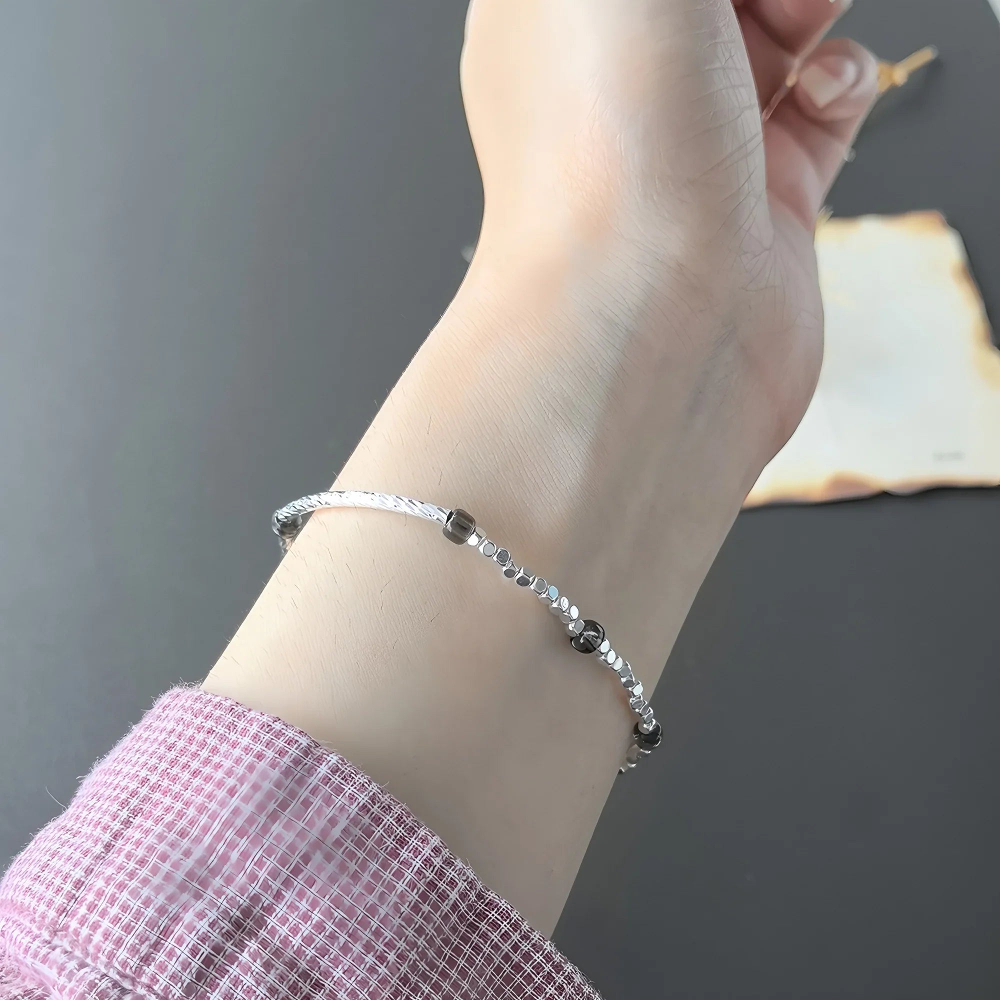925 Sterling Silver Star Bead Bracelet For Women Fragmented Silver Sweet Romantic Versatile Trend Jewelry Gifts Dropshipping
