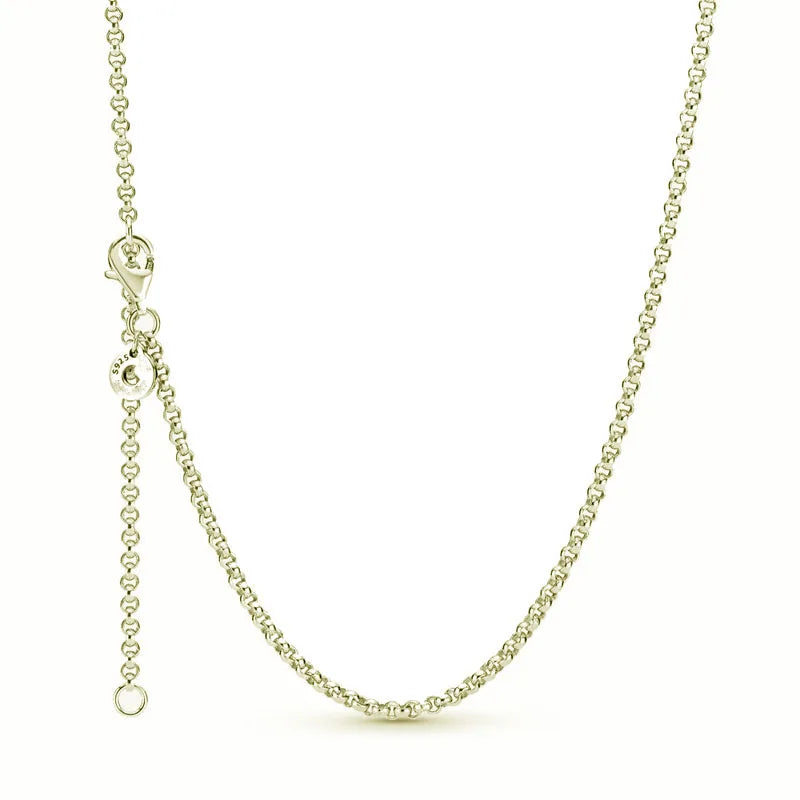 925 Sterling Silver Heart Bow Necklace Fit Christmas Jewelry For Women DIY  Making Party Wedding Gift