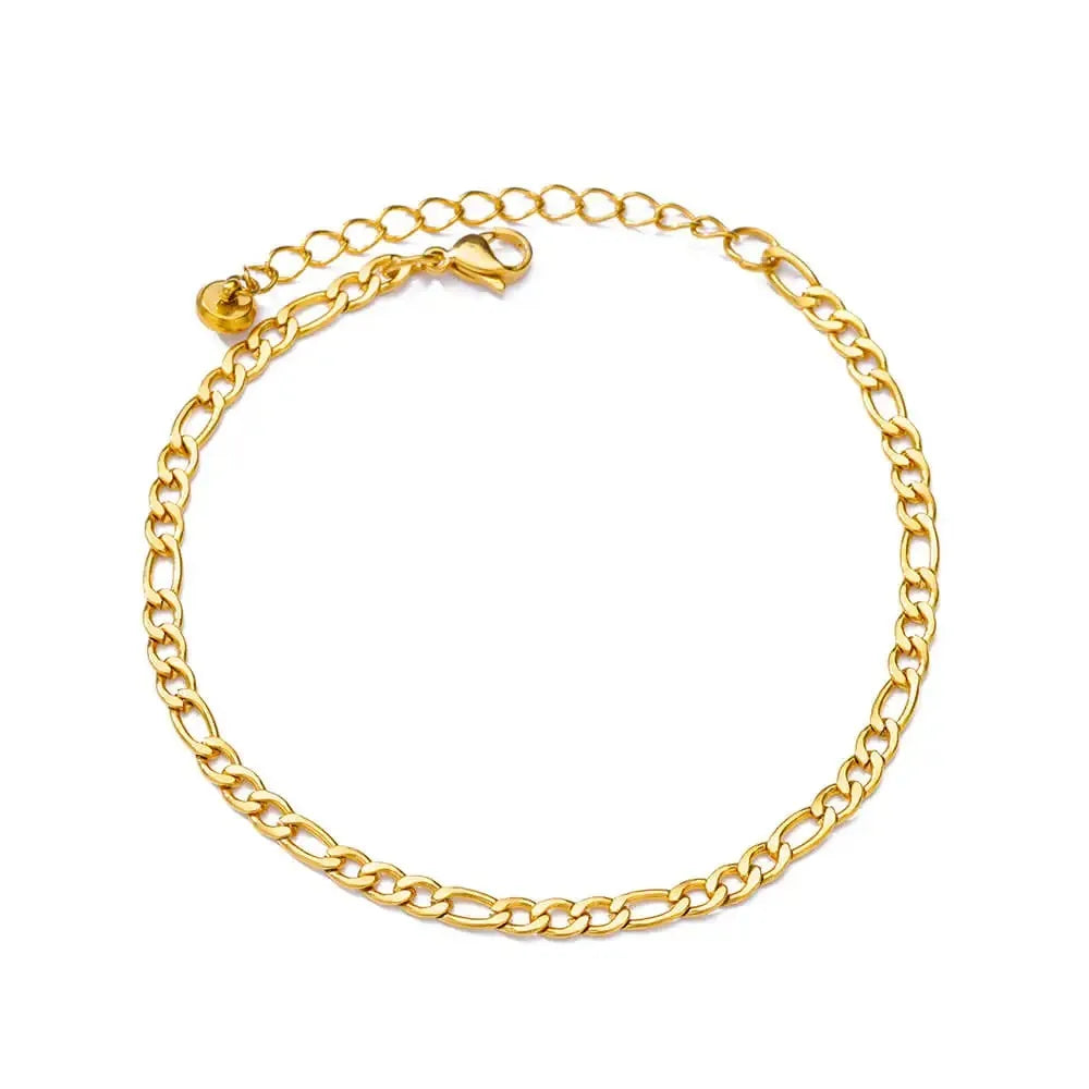 Boho Drops Anklets For Women Gold Color Stainless Steel Anklet Luxury Wedding Aesthetic Jewelry Gift