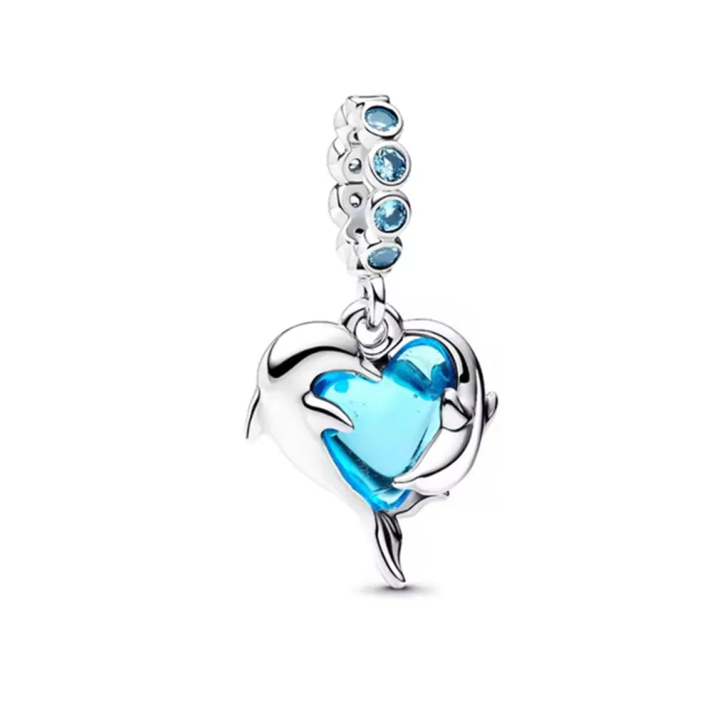 All Hot Selling Item Original 925 Sterling Silver Ocean Charms Sea Star Birthday Pendant Beads For Necklaces DIY Bracelet