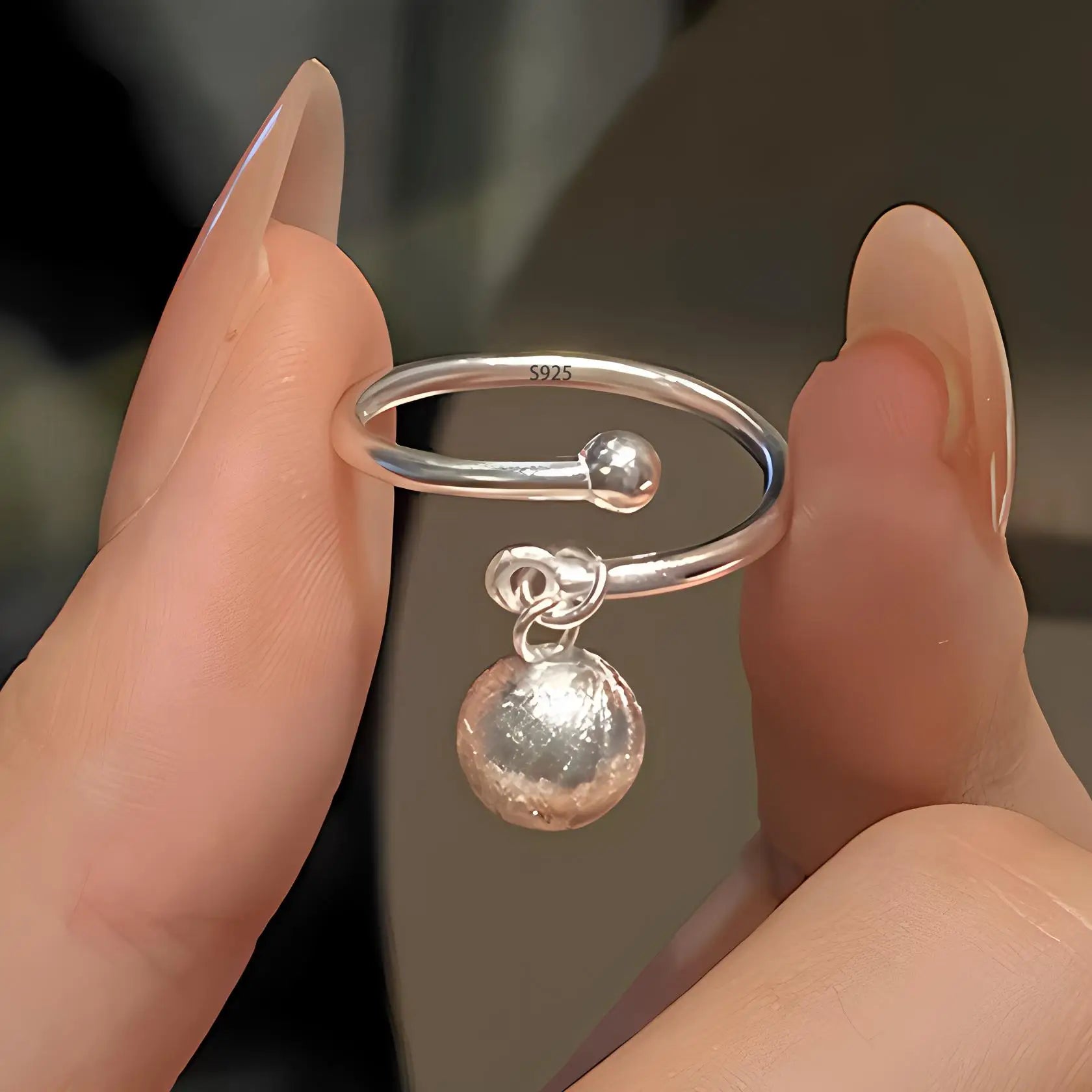 925 Sterling Silver Chain Knot Ring For Women Wrap Wide Band Rock Geometry Punk Jewelry Gift Wholesale Dropshipping