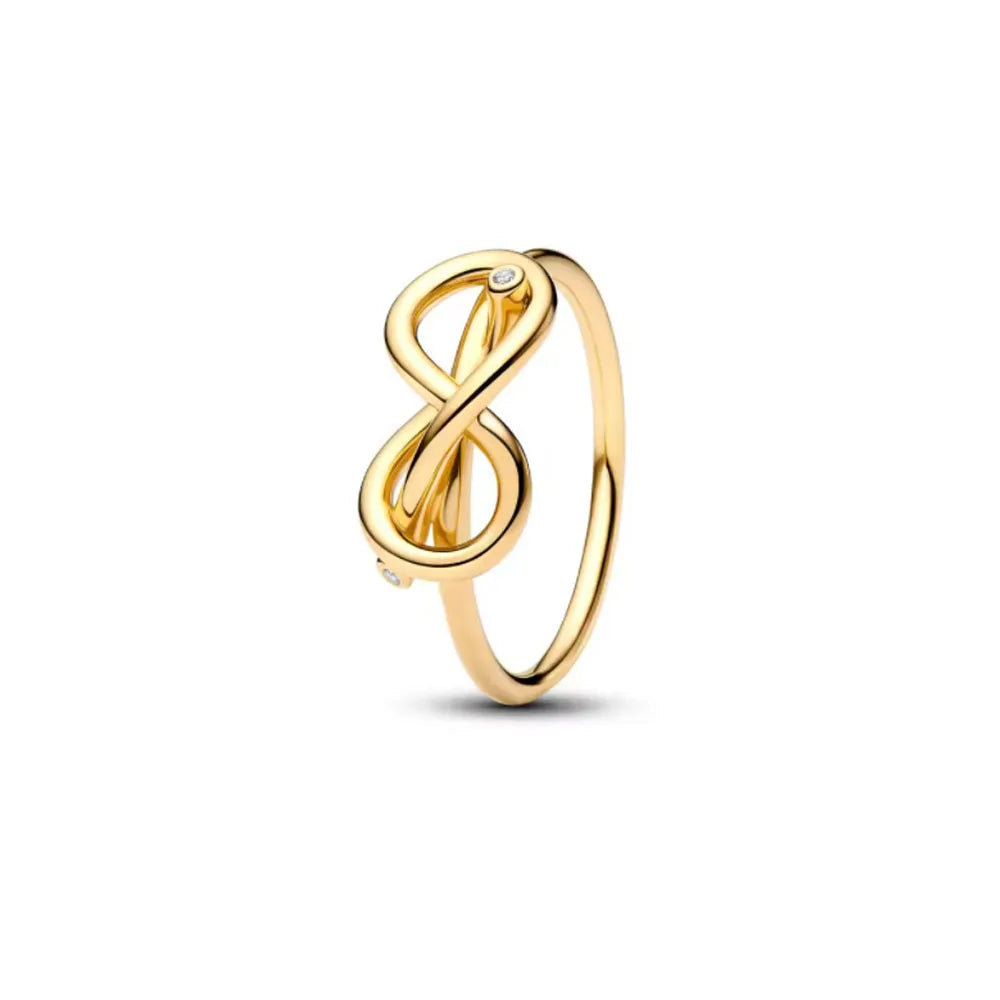 925 Silver Gold Color Heart Stone Rings Ring New Hot Selling Gold Color Rings Suitable For Any Occasion  DIY Birthday Gift