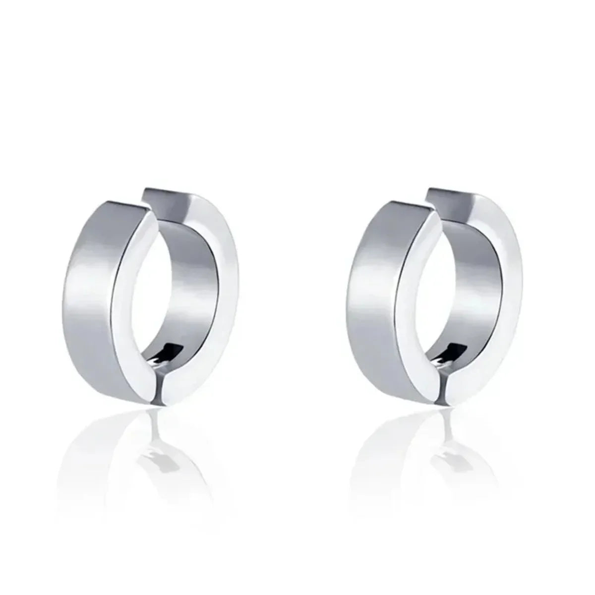 2pcs Punk Mens Strong Magnet Magnetic Ear Stud Set,Non Piercing Cross Clip-on Earrings Suitable Gifting Boyfriend Lover Jewelry