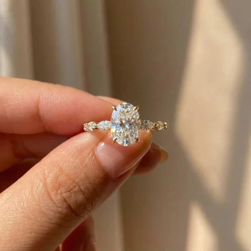 925 Sterling Silver Dainty Women Rings Small AAA Cubic Zircon Delicate Proposal Ring for Lover High Quality Wedding Jewelry