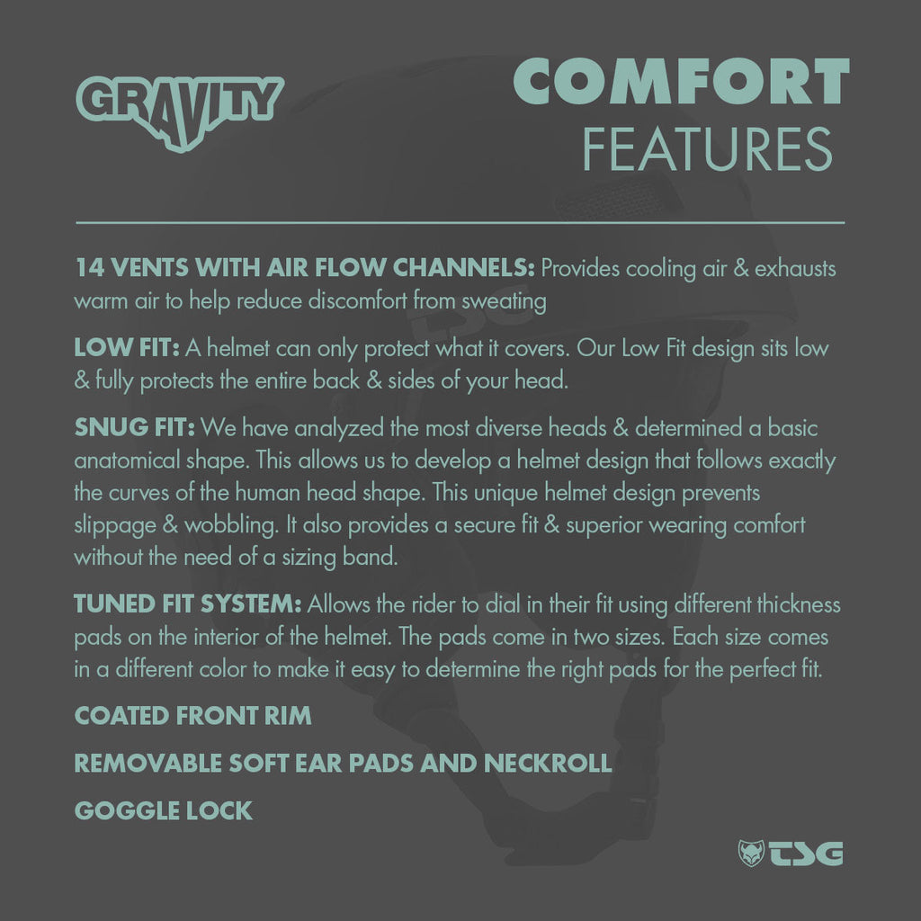 TSG - Ski/Snowboard Helmet - Gravity Asian Fit