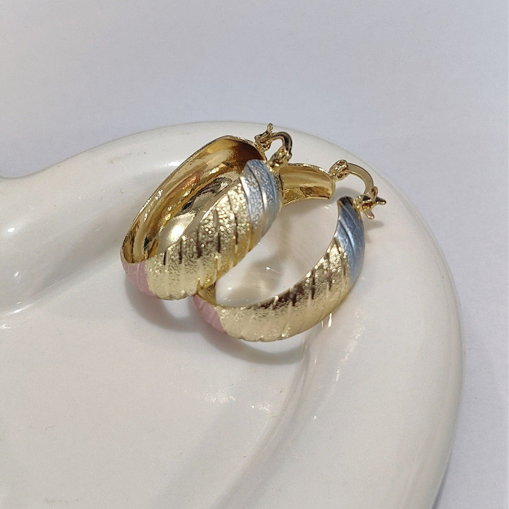 European And American Trendy Womens Copper Earrings