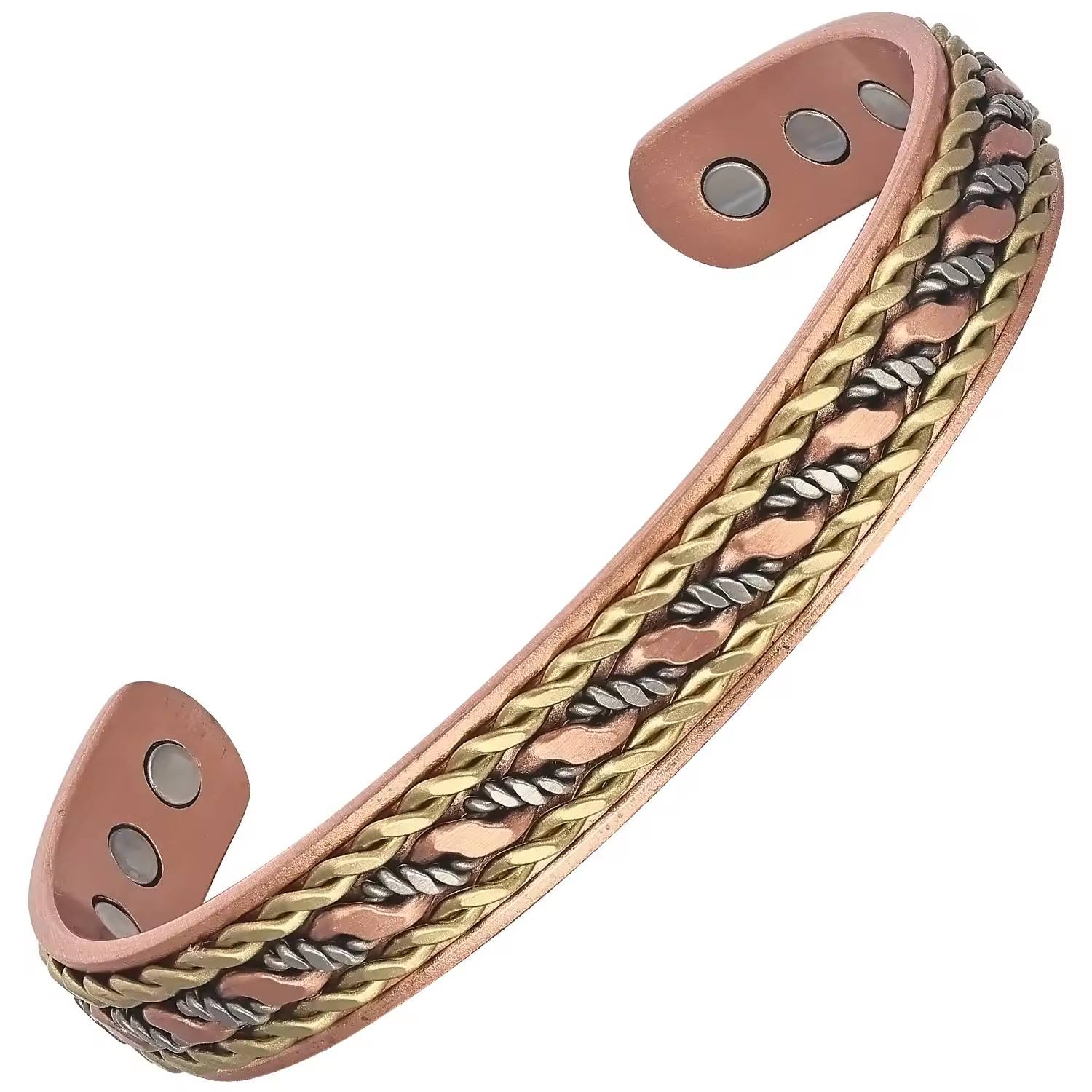 Adjustable Therapeutic Magnetic Pure Copper Bracelet