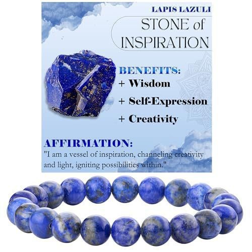 8mm Natural Stone Bead Bracelet White Turquoise