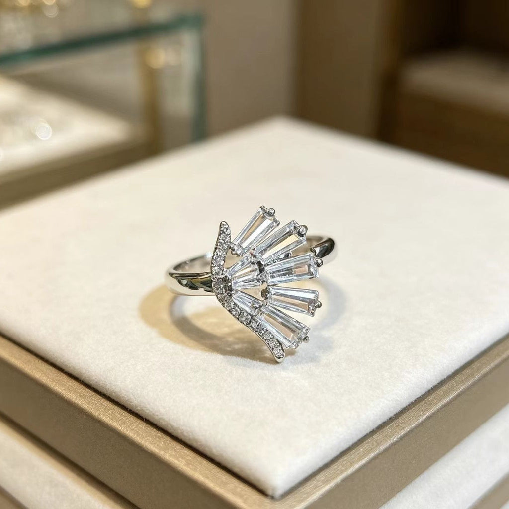 Personalized Zircon Womens Ring