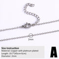 Copper-plated 18k Gold DIY Hip-hop All-match Chain Necklace