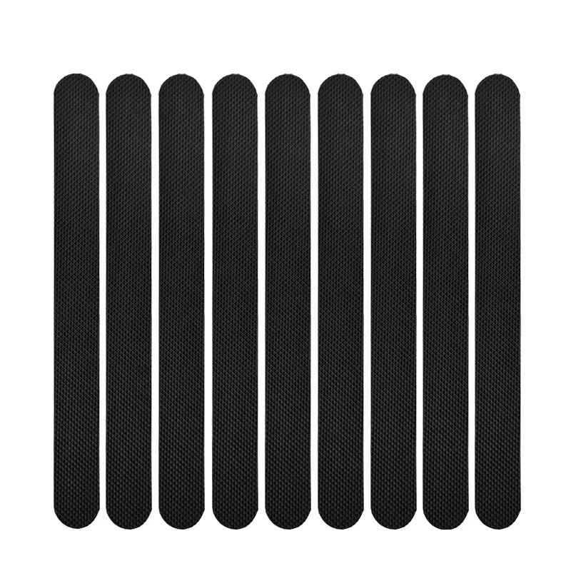 Anti-slip tape-black-2 * 38cm-with black scraper-PEVA-12 pieces