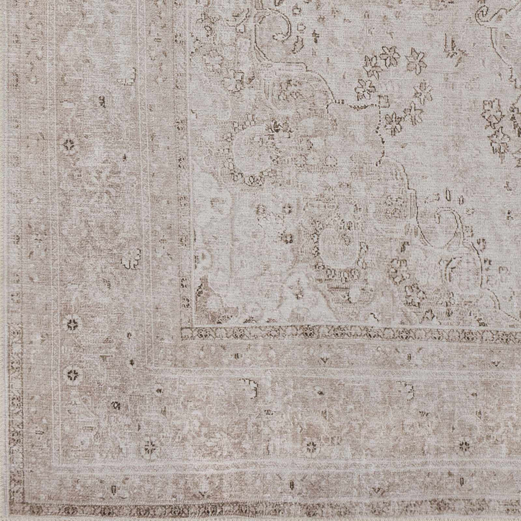 Bethany Vintage Flat Pile Washable Rug