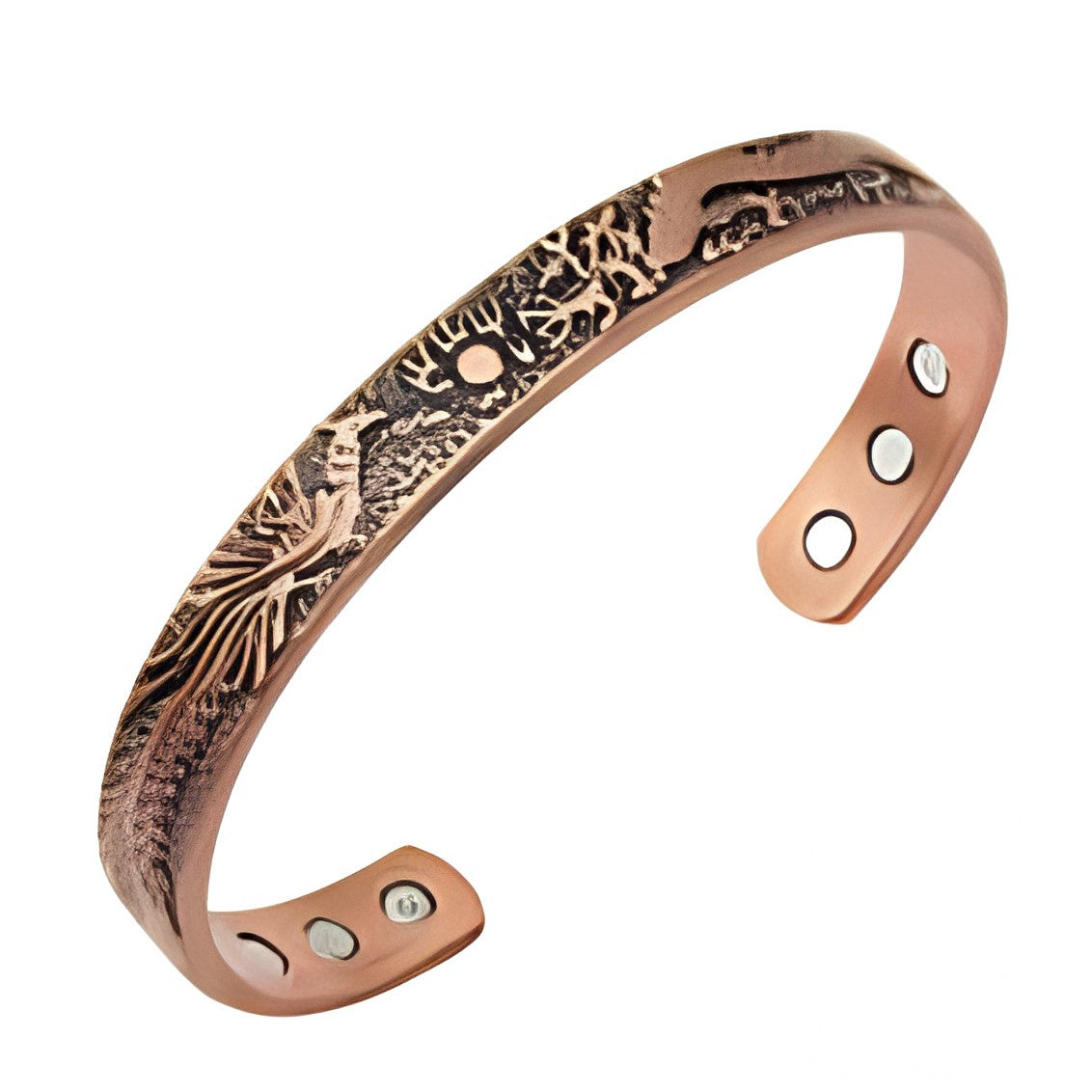 Adjustable Therapeutic Magnetic Pure Copper Bracelet