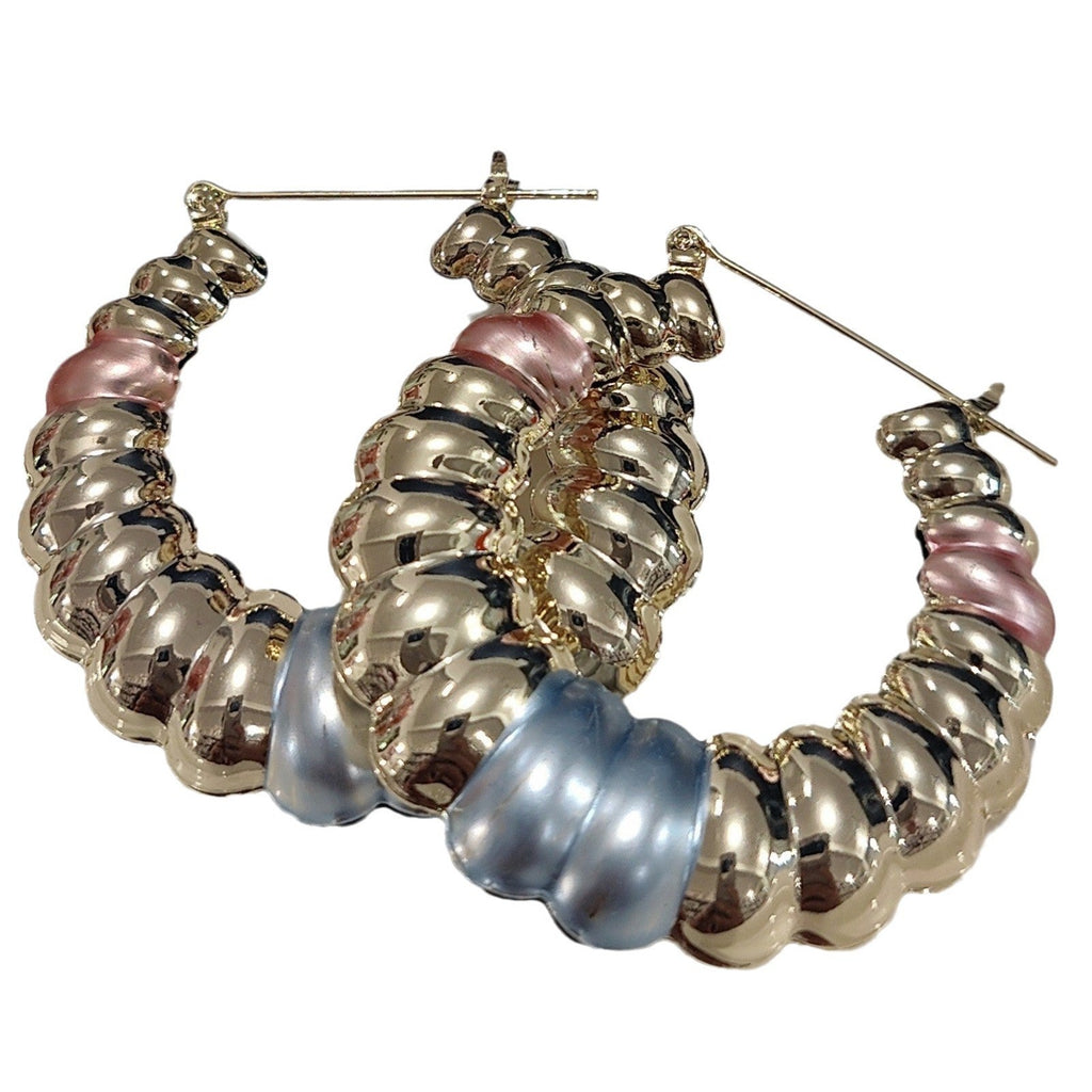 European And American Trendy Womens Copper Earrings
