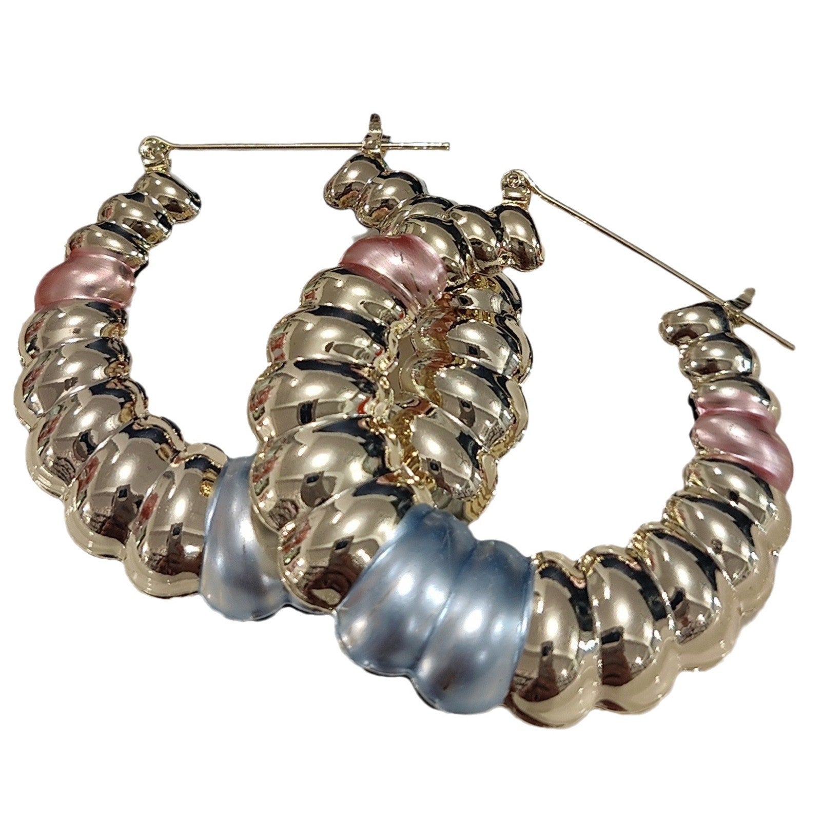 European And American Trendy Womens Copper Earrings