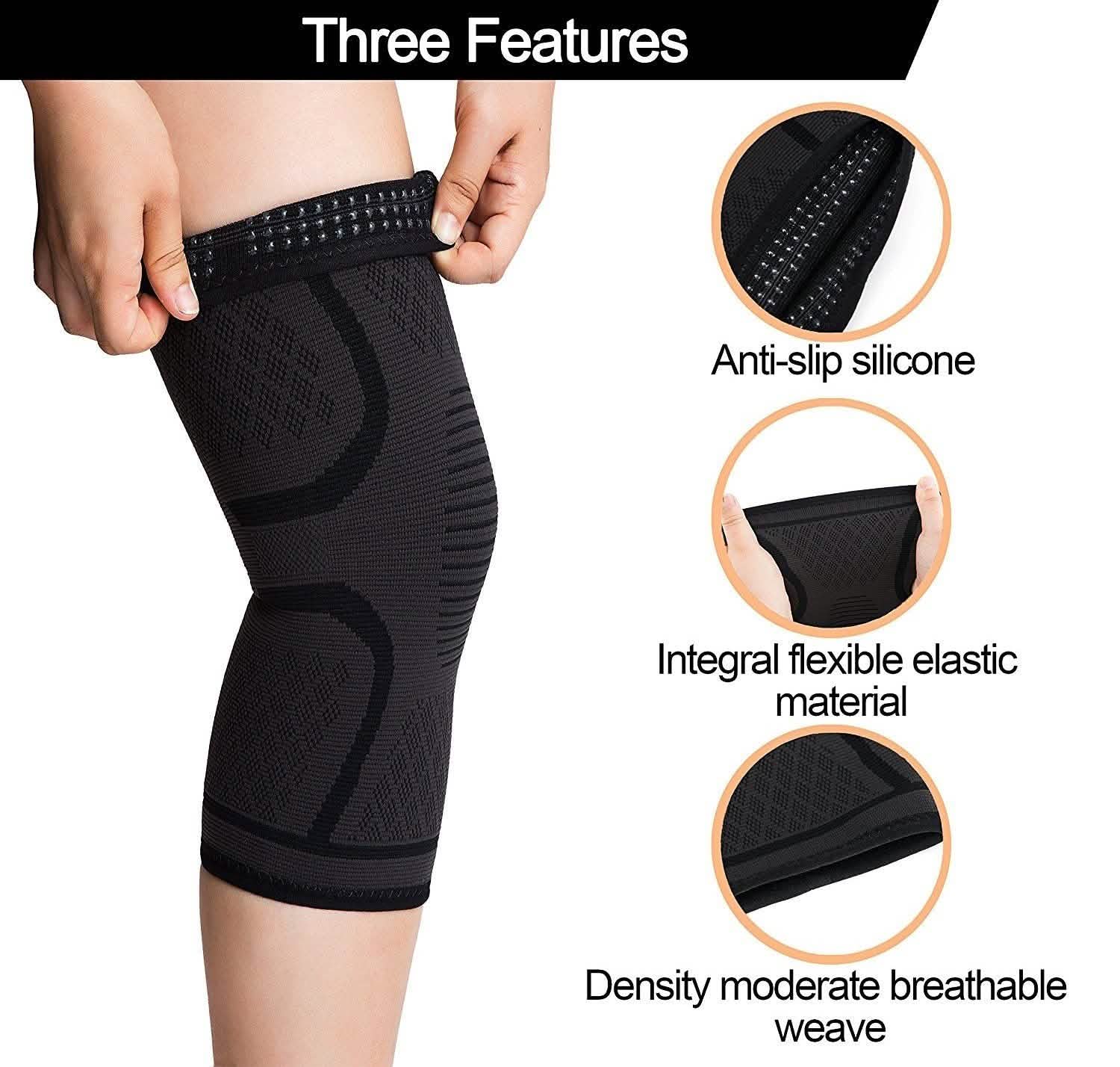 Compression Knee Sleeve - Assorted Colors and Sizes